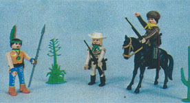 airgamboys 00202 - Daniel Boone, Buffalo Bill y Sioux con caballo