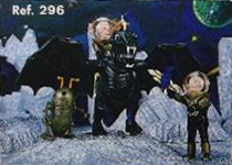 airgamboys 00296 - 2 alien calavera con murciélago
