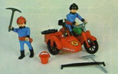 airgamboys 00341 - Moto con sidecar bomberos