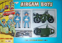 airgamboys 00342 - Moto con sidecar policía