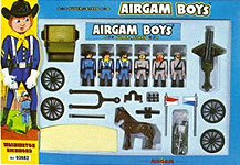 airgamboys 03682 - 3 Washington + 3 Richmond, carreta y cañon