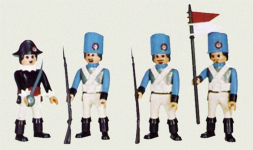airgamboys 18401 - 4 soldados napoleónicos