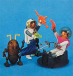 airgamboys 36283 - 2 Astronautas con robot y cañon
