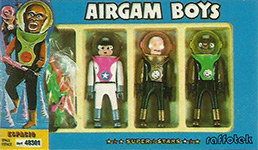 airgamboys 48301 - Astronauta y aliens calavera y simio